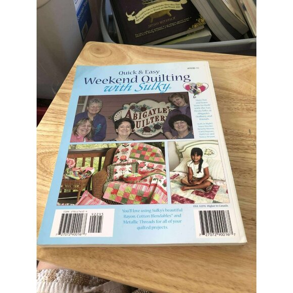 Sulky Of America Quick and Easy Weekend Quilting with Sulky Embelishment Decor - Picture 4 of 4